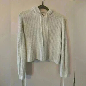 SO Brand White Hooded Sweater SZ XS